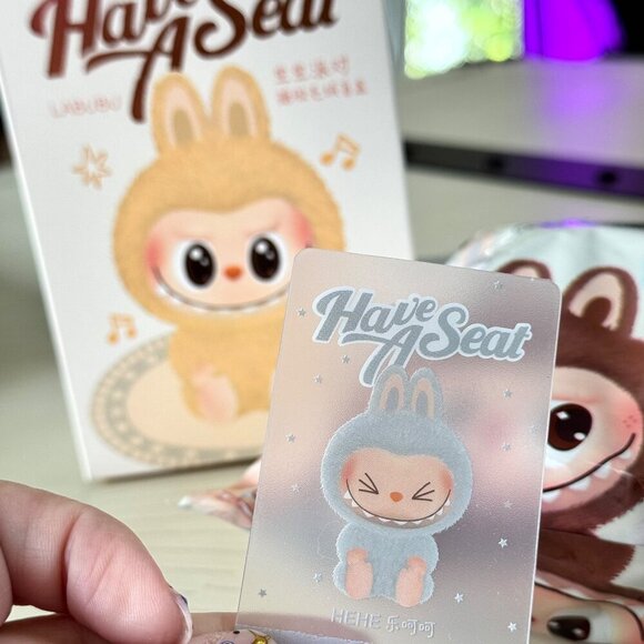 Pop Mart Labubu “HEHE” – Have A Seat Series | The Monsters | NIB - Picture 1 of 7